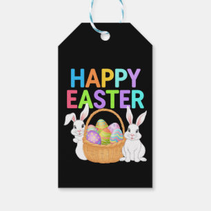 Fröhliche Ostern 2025  Eier Häschen Süßes Kaninche Geschenkanhänger