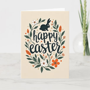 Fröhliche Ostern Botanikkarte Karte