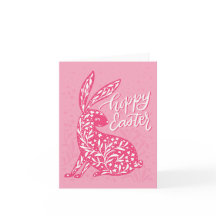 Fröhliche Ostern eines süßen Hasen