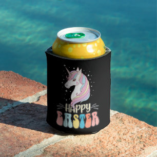 Fröhliche Ostern Einhorn Hase Kaninchen Eier Dosenkühler