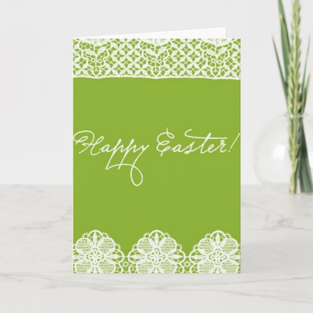 Fröhliche Ostern Feiertagskarte (Vorderseite)