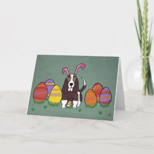 Fröhliche Ostern Feiertagskarte