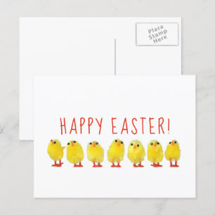 Fröhliche Ostern Feiertagspostkarte