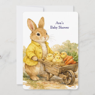 Fröhliche Ostern Häschen Kaninchen Baby Shower Ein Einladung