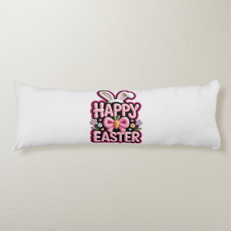 Fröhliche Ostern Hasenohren Süße Karotten-Schleife Seitenschläferkissen