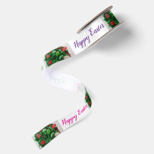 Fröhliche Ostern Jelly Süßigkeiten 1,5" Satinband