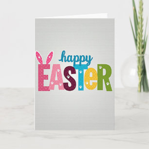 Fröhliche Ostern Lustige Frühlingskarte Karte