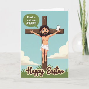 Fröhliche Ostern Lustige Szene Karte