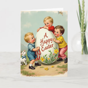 Fröhliche Ostern Lustige Zeiten Karte