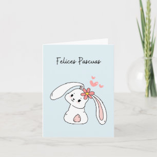 Fröhliche Ostern, Spanisch Frohe Ostern  Karte