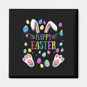 Fröhliche Ostern Sprüche Bunny Geschenke Ei Grafik Magnet