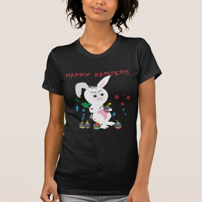 Fröhliche Ostern T-Shirt (Vorderseite)