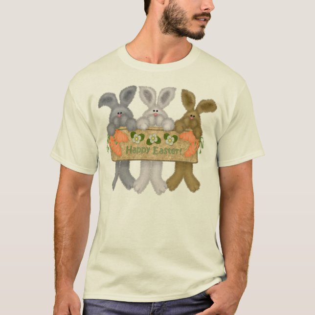 Fröhliche Ostern T-Shirt (Vorderseite)