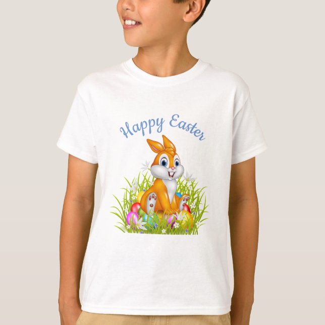 Fröhliche Ostern T-Shirt (Vorderseite)
