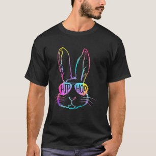 Fröhliche Ostern Tie Dye Bunny Sonnenbrille Hip Ho T-Shirt