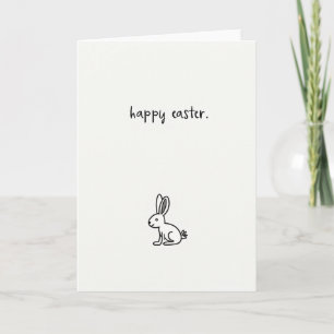 Fröhliche Ostern Tier Kunstkarte Karte