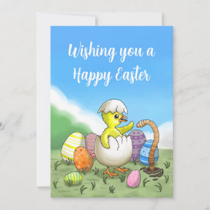 Fröhliche Ostern wünschen Feiertagskarte