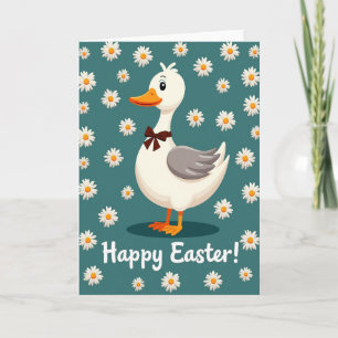 Fröhliche Ostervogel-Frühlingskarte Karte