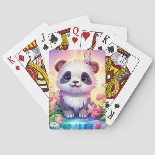 Fröhliche Panada, Regenbögen, Schmetterlinge und B Spielkarten