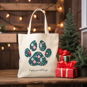 Fröhliche Pawlidays Weihnachts-Hundliebhaber-Trage Tragetasche