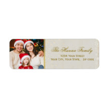 Fröhliche personalisierte Familienfoto-Weihnachten