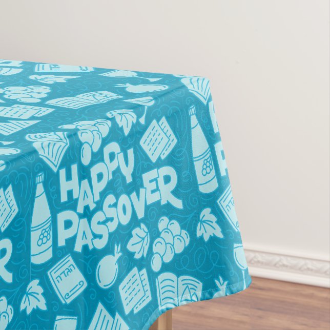 Fröhliche Pessach-Tischdecke Tischdecke (Beispiel)