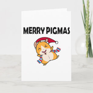 Fröhliche Pigmas-Gesichtsmaske Lustiges Meerschwei Karte