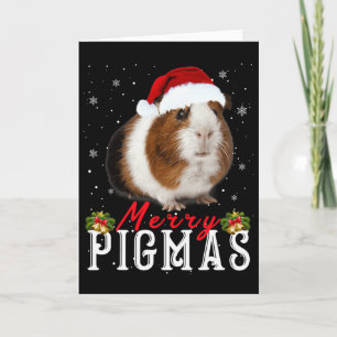 Fröhliche Pigmas-Gesichtsmaske Lustiges Meerschwei Karte