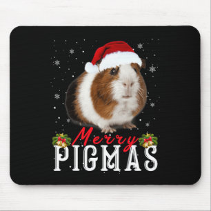 Fröhliche Pigmas-Gesichtsmaske Lustiges Meerschwei Mousepad