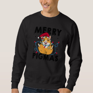 Fröhliche Pigmas Grafik Meerschweinchen Besitzer H Sweatshirt