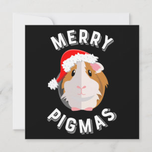 Fröhliche Pigmas Süße und Lustige Guinea-Schweinch Mitteilungskarte