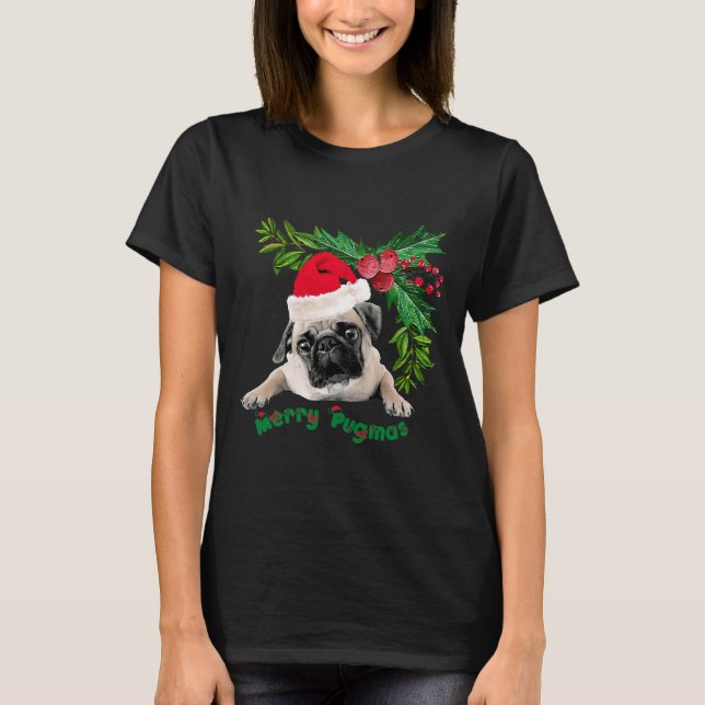Fröhliche Pugmas 305 T-Shirt (Vorderseite)