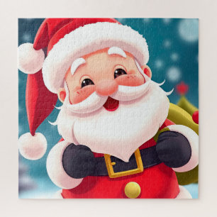Fröhliche Santa-Claus-Illustration zum Feiern
