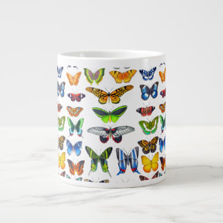 Fröhliche Schmetterlinge Kunst Jumbo-Tasse