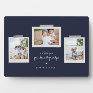 Fröhliche Sentiments Schnappschuss Foto Plaque Fotoplatte