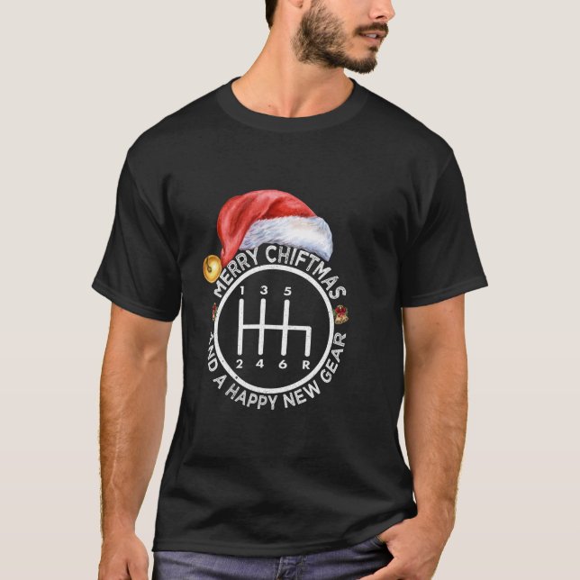 Fröhliche Shiftmas und glückliches neues Gear Fest T-Shirt (Vorderseite)