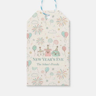 Fröhliche Silvesterparty 2026 Geschenkanhänger