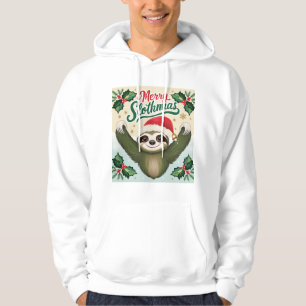Fröhliche Sloath Weihnachten Hoodie