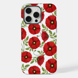 Fröhliche Sommerblumen in Blüte Mohn iPhone 15 Pro Max Hülle
