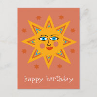 Fröhliche Sonne HAPPY BIRTHDAY CUSTOM