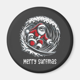 Fröhliche Surf-Weihnachten Magnet