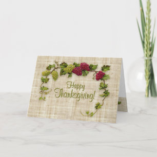 Fröhliche Thanksgiving-Karte Feiertagskarte