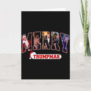 Fröhliche Trumpmas Weihnachtsmann Trump Weihnachte Karte