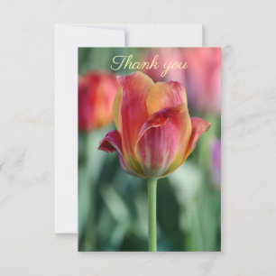 Fröhliche Tulpen-Dankeskarten Dankeskarte