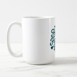 "Fröhliche Typografie des Vaters - Vintage Mustach Kaffeetasse