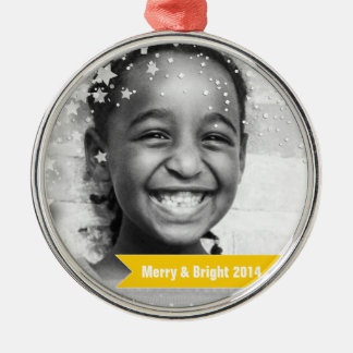 Fröhliche u. helle Sterne u. Fahnen Ornament Aus Metall