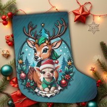 Fröhliche und einladende Weihnachtsanschauung