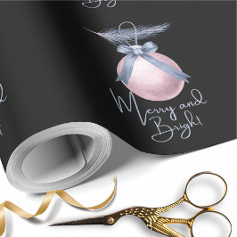 Fröhliche und helle Ornament Pastel Weihnachtsgesc Geschenkpapier