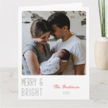 Fröhliche und helle personalisierte Foto Weihnacht