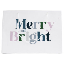 Fröhliche und helle Typografie Große Geschenktüte